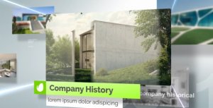 Videohive Light Corporate Slideshow Video Displays template preview