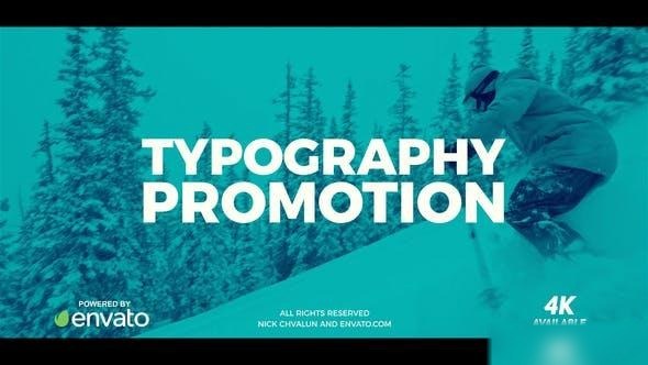 Videohive Typography 21691936 Openers template preview
