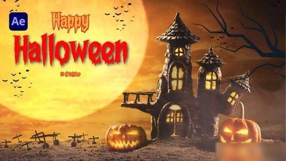 Videohive Halloween Intro | Happy Halloween 48020780 Openers template preview