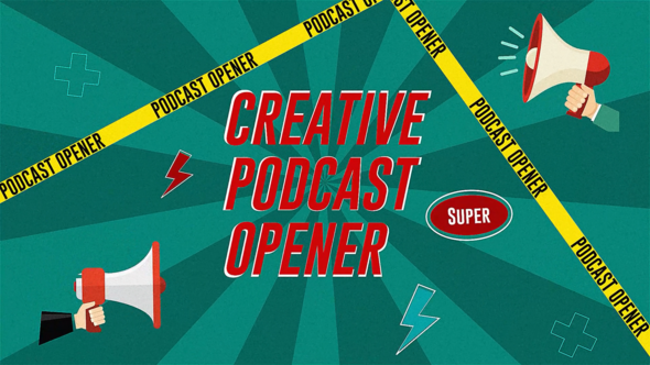 Videohive Creative Podcast Opener 57365777 Elements template preview