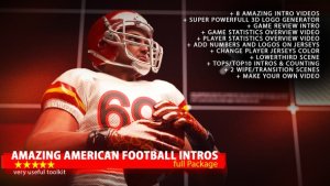 Videohive Amazing American Football Intro Openers template preview