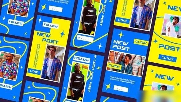 Videohive Creative Instagram Story Frames After Effects Template Elements template preview