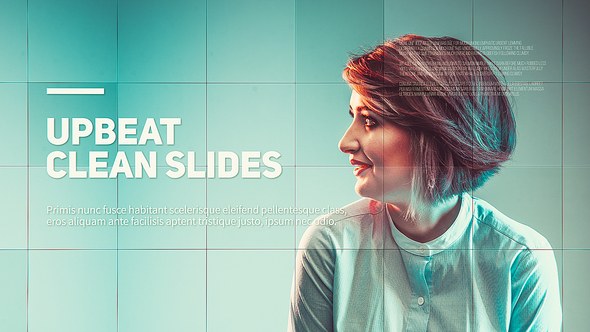 Videohive Upbeat Clean Slides Openers template preview