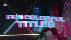 Videohive Fun Colorful Titles Titles template preview