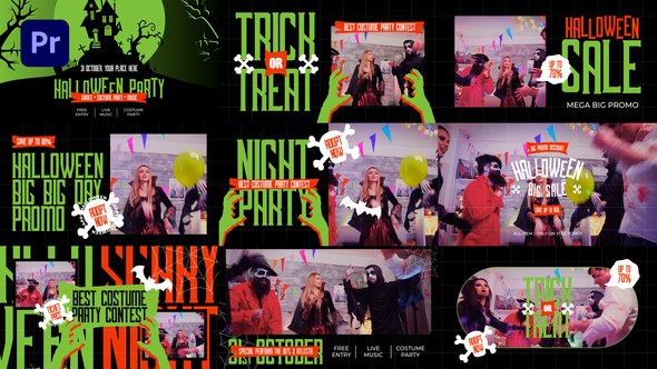Halloween Promo Premiere Pro Premiere Pro template preview
