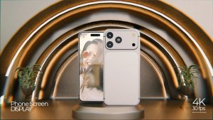 Phone Retro Style Mockup Product Promo template preview