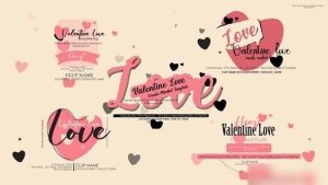 Videohive Valentine's Day Invitation Openers template preview