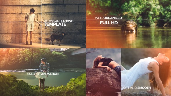 Elegant Opener Slideshow Video Displays template preview