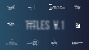 Videohive Titles | After Effects 46235063 Titles template preview