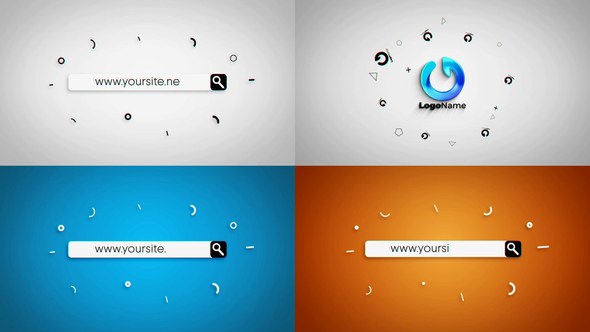 Videohive Snappy Search Intro Logo Stings template preview