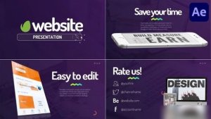 Videohive Website Promo Presentation for After Effects Openers template preview