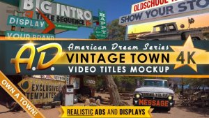 Videohive Vintage Town Titles Intro | AD Openers template preview
