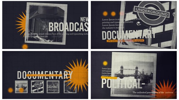 Videohive Political Intro Video Displays template preview