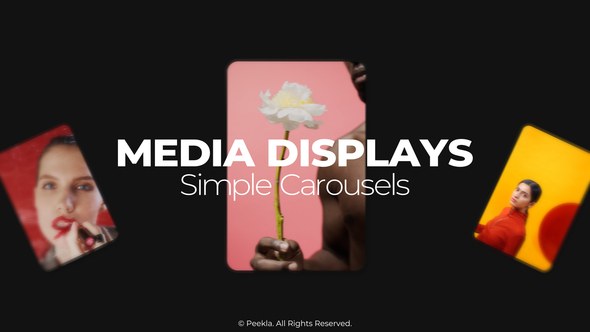 Videohive Media Displays - Simple Carousels Video Displays template preview