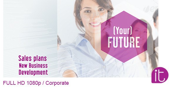Corporate Video Displays template preview
