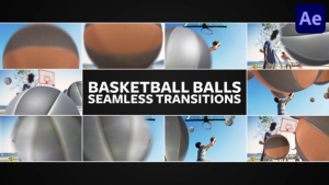 Videohive Basketball Balls Seamless Transitions for After Effects Elements template preview
