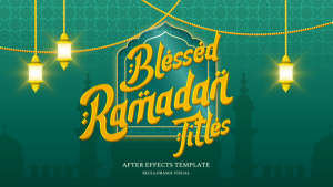 Blassed Ramadan Titles Titles template preview