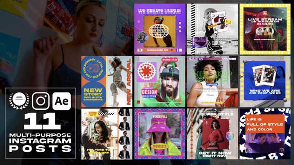 Videohive Instagram Post Product Promo template preview