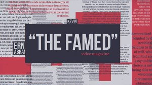 Videohive The Famed Video Magazine Video Displays template preview