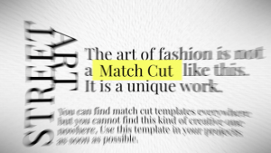 Videohive Match Cut 60469081 Titles template preview