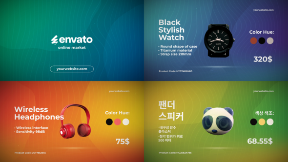 Videohive Market Promo for After Effects Product Promo template preview