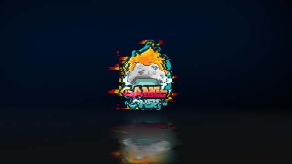 Videohive Glitch Reflection Logo Reveal Logo Stings template preview