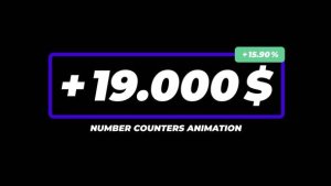 Videohive Number Counter Animation 60420299 Logo Stings template preview