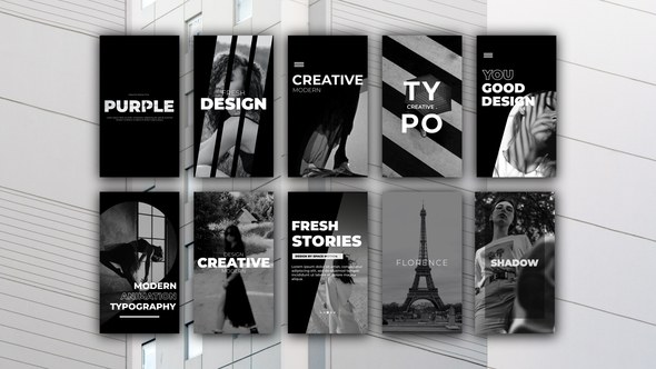 Videohive Minimal Stories | After Effects Titles template preview