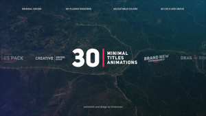 Corporate Titles Video Displays template preview