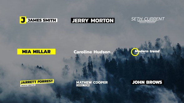 Videohive Lower Thirds 3.0 | After Effects Elements template preview