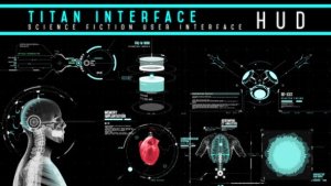 HUD - Titan Interface Video Displays template preview