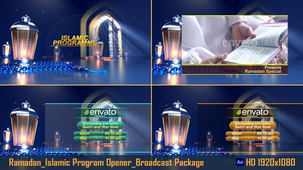 Videohive Ramadan_Islamic Program Opener_Broadcast Package Broadcast-packages template preview