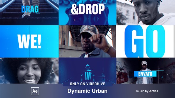 Videohive Dynamic Urban 22930927 Openers template preview