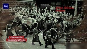 Videohive Historical Slideshow - Vintage Documentary Openers template preview