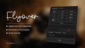 Videohive Animated Typeface - Flyover Titles template preview