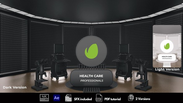 Videohive Health Care Intro Logo Stings template preview