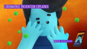 Videohive Coronavirus Prevention Explainer Openers template preview