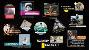 Big Image Lower Thirds Premiere Pro template preview