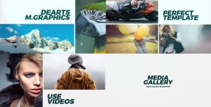 Videohive Media Gallery Video Displays template preview