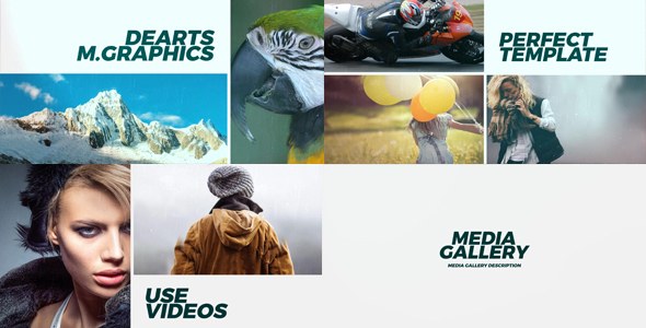 Videohive Media Gallery Video Displays template preview