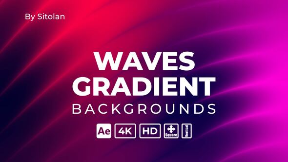Videohive Waves Gradient Backgrounds 61118138 Elements template preview