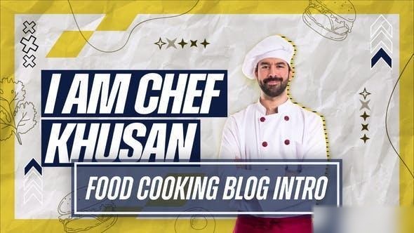 Videohive Food Cooking Blog Channel Intro Openers template preview