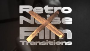 Videohive Retro Noise Film Transitions Elements template preview