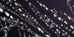 Videohive Metallic Characters Particle Reveal Logo Stings template preview