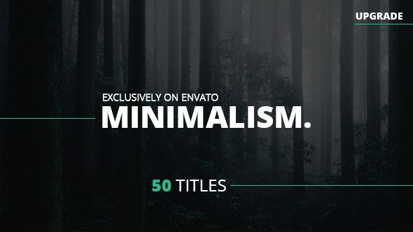 Minimalism Video Displays template preview