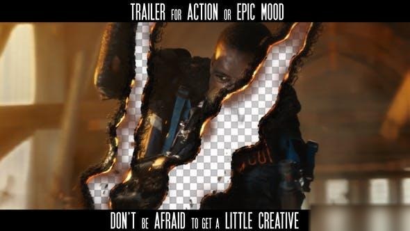 Videohive Shatter Burn Trailer Openers template preview