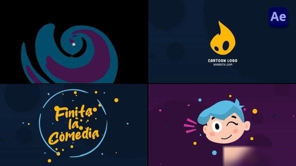 Videohive 2D Cartoon Wink Logo Opener [After Effects] Openers template preview