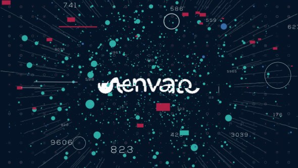 Videohive Digital Explosion Logo Stings template preview