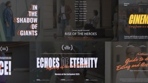 Videohive Filmic Cinematic Title Slides Titles template preview