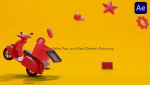 Videohive Express Delivery Opener Product Promo template preview